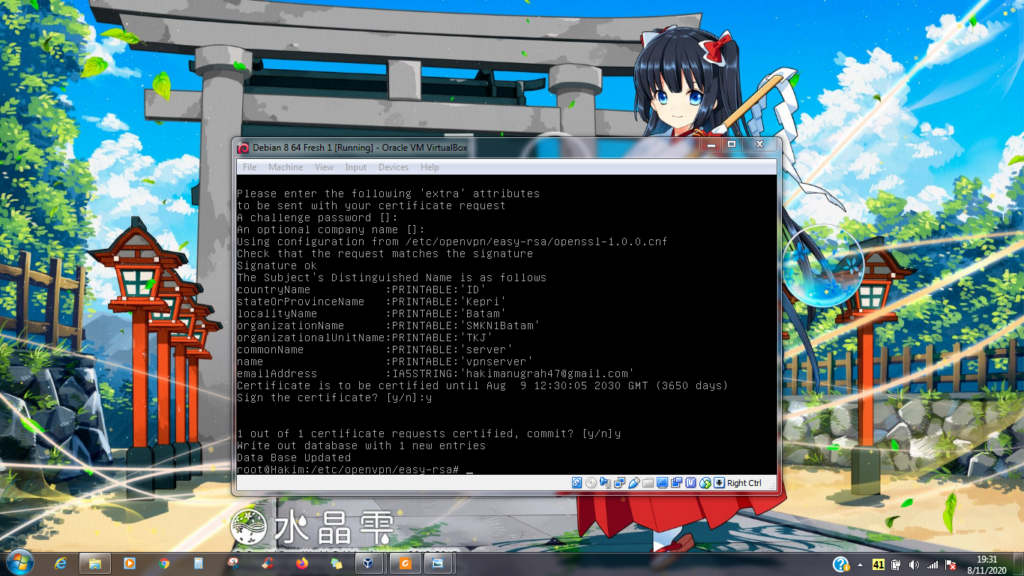 Konfigurasi OpenVPN pada Debian 20 1