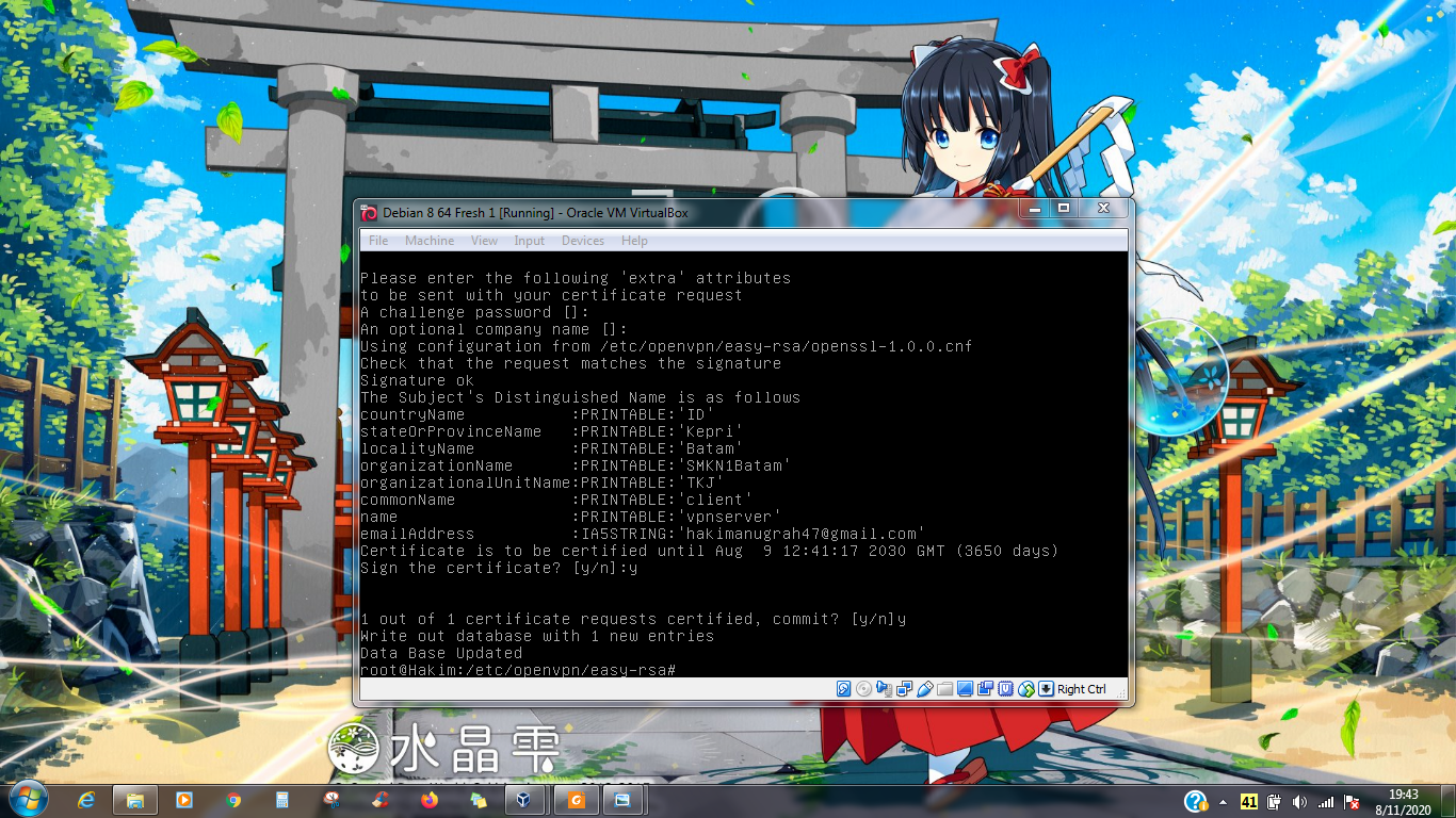 Konfigurasi OpenVPN pada Debian 26