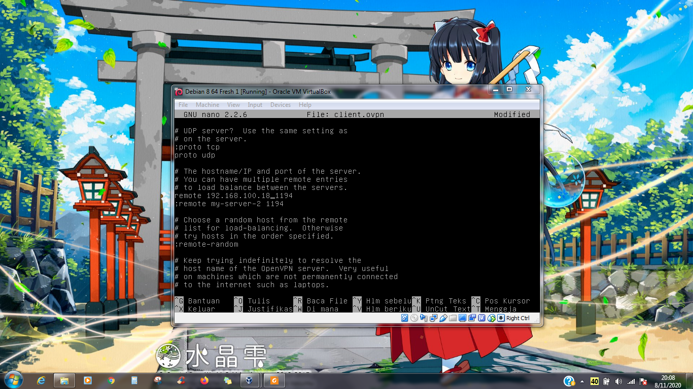 Konfigurasi OpenVPN pada Debian 30