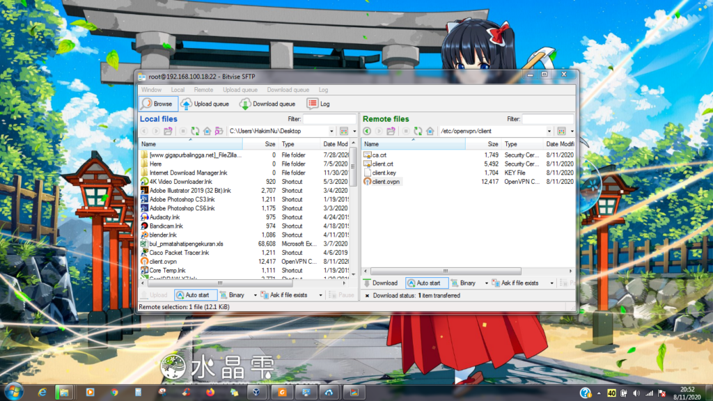 Konfigurasi OpenVPN pada Debian 35