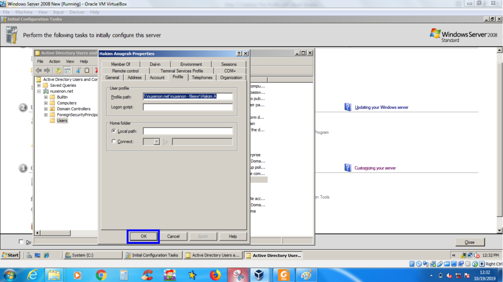 Konfigurasi Roaming Profile pada Windows Server 2008 6 2