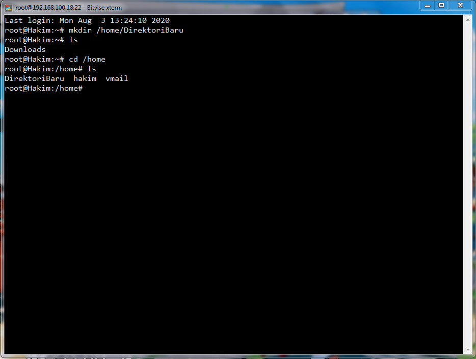 Tutorial Remote Linux dan Transfer File Menggunakan Bitvise 6crop