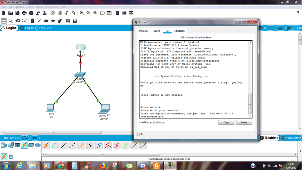 Administrasi Infrastruktur Jaringan: Konfigurasi Default Router image 1