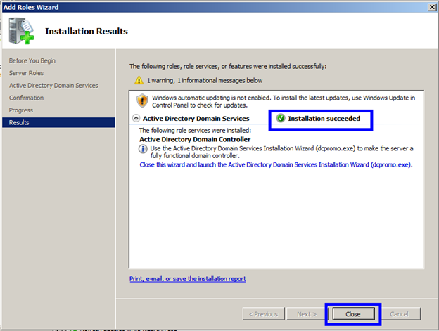 Konfigurasi Aktif Direktori pada Windows Server 2008 image 14