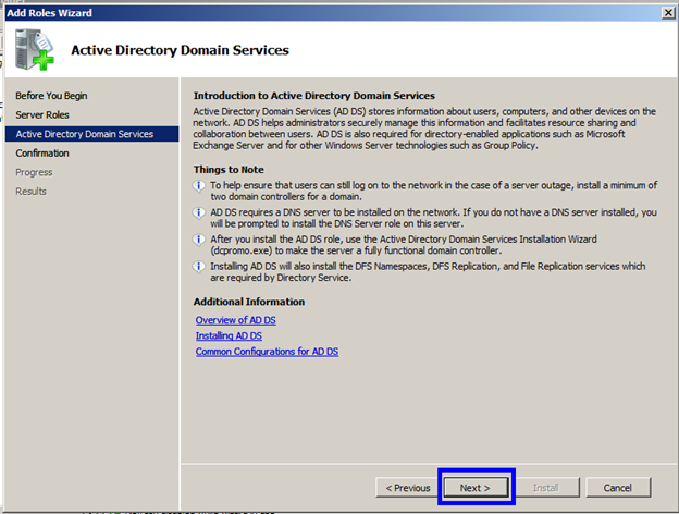 Konfigurasi Aktif Direktori pada Windows Server 2008 image 15