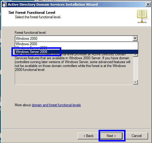 Konfigurasi Aktif Direktori pada Windows Server 2008 image 19